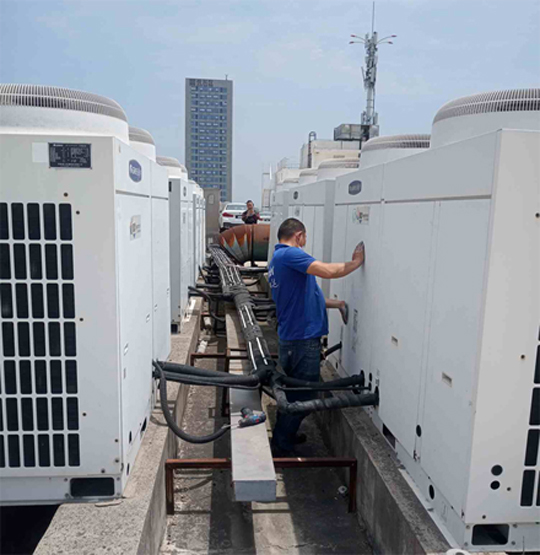 依兰中央空调制热和不制冷系统维修方法